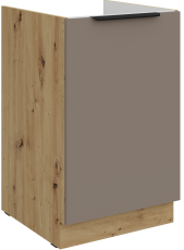 Donji ormarić Aria - sandgrau/artisan hrast - 50 ZL 1F BB