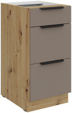 Donji ormarić Aria - sandgrau/artisan hrast - 40 D 3S BB