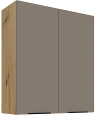 Gornji ormarić Aria - sandgrau/artisan hrast - 80 G-90 2F