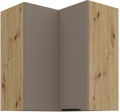 Gornji kutni ormar Aria - sandgrau/artisan hrast - 60x60 GN-72 2F (90°)