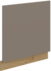 Vrata za ugradbenu perilicu posuđa Aria - sandgrau/artisan hrast - ZM 570x596
