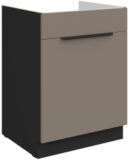 Donji ormarić Aria - sandgrau/crna - 60 ZL 1S BB