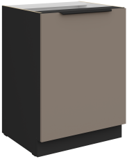 Donji ormarić Aria - sandgrau/crna - 60 D 1F BB