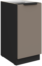 Donji ormarić Aria - sandgrau/crna - 40 D 1F BB