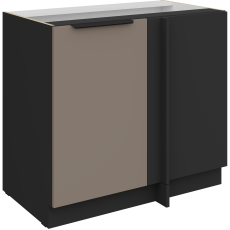 Donji ormarić Aria - sandgrau/crna - 105 ND 1F BB