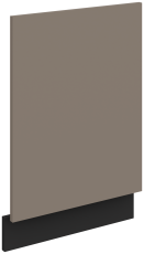 Vrata za ugradbenu perilicu posuđa Aria - sandgrau/crna - ZM 570x446