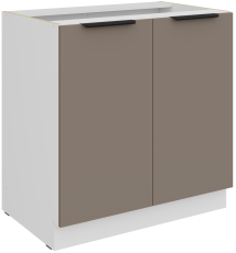Donji ormarić Aria - sandgrau/bijela - 80 D 2F BB