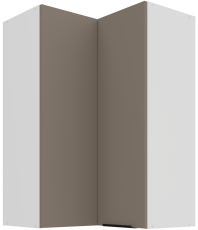 Gornji kutni ormar Aria - sandgrau/bijela - 60x60 GN-90 2F (90°)