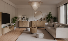 Dnevni boravak Ovalio - cremona hrast