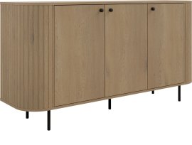 Komoda 3F Ovalio - cremona hrast