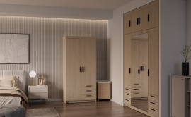 Garderobni ormar Elena DO02 3S - uljeni hrast