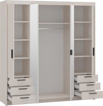 Stolarz Lempert - Garderobni ormar Elena BP04 6S - pješčano bež