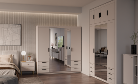 Garderobni ormar Elena BP04 6S - pješčano bež