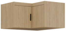 Gornji kutni ormar Elena NAEL NARDO02 - uljeni hrast