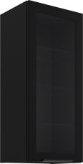 Gornja vitrina Stolarz - 40 GS-90 1F - crna