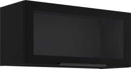 Gornja vitrina Stolarz - 80 GUS-36 MDF 1F - crna