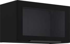 Gornja vitrina Stolarz - 60 GUS-36 MDF 1F - crna