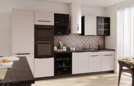 Kuhinjski sastav Aria 350 cm - bijel - 1 sastav