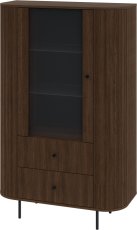 Vitrina Ovalio 1F2S - hrast dunin