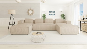 Ropez - Kutna garnitura Cloe U oblik