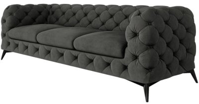 Riviera 96 noge črne mat