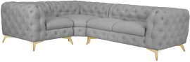 Kutna garnitura Chelsea 2+C+1 - tkanine Nobilia