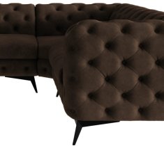 Ropez - Kutna garnitura Chelsea 3+C+2 - tkanine Nobilia, Preston