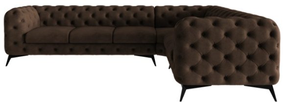 Ropez - Kutna garnitura Chelsea 3+C+2 - tkanine Nobilia, Preston