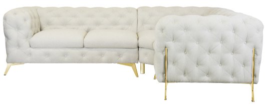 Ropez - Kutna garnitura Chelsea Bis 2+C+2 - tkanine Tessero