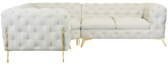 Ropez - Kutna garnitura Chelsea Bis 2+C+2 - tkanine Tessero
