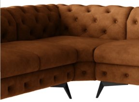 Ropez - Kutna garnitura Chelsea Bis 3+C+1 - tkanine Preston
