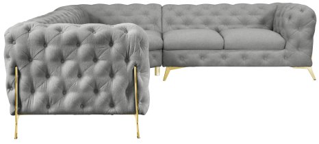 Ropez - Kutna garnitura Chelsea Bis 3+C+2 - tkanine Tessero