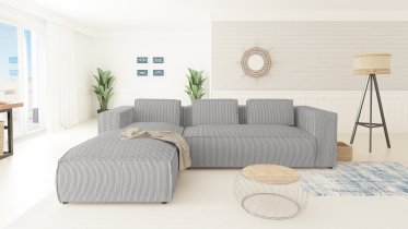 Ropez - Kutna garnitura Cloe - tkanine Enjoy New, Lincoln