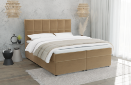 Boxspring krevet Flip - 140x200 cm - tkanine Riviera 