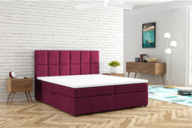 Boxspring krevet Flip - 160x200 cm - tkanine Monolith