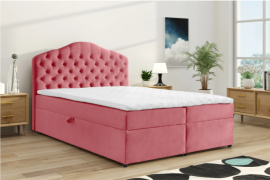 Boxspring krevet Mallorca - 160x200 cm - tkanine Jasmine