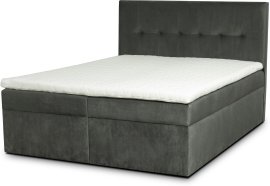Boxspring krevet Nancy - 200x200 cm - tkanine Monolith