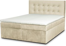 Boxspring krevet Paris - 140x200 cm - tkanine Monolith