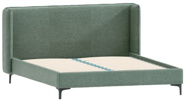Ropez - Krevet Basti - 160x200 cm - tkanine Solid