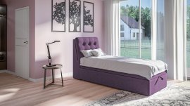 Boxspring krevet Daisy - 90x200 cm - tkanine Enjoy