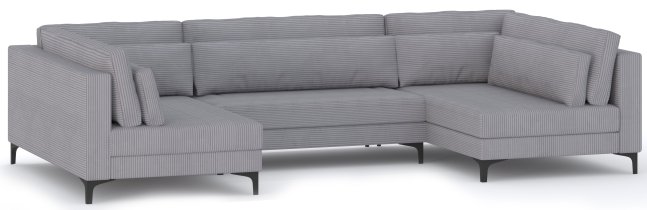 Ropez - Kutna garnitura Jose U oblik - tkanine Enjoy New, Lincoln