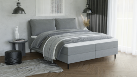 Boxspring krevet Louis - 200x200 cm - tkanine Crown