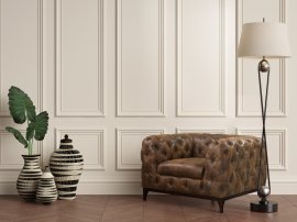 Fotelja Terell - tkanina Gobi, Riviera