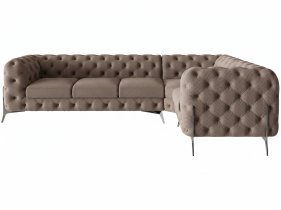 Ropez - Kutna sjedeća garnitura Chelsea Bis 3+C+1 - r - baršun Amore 25