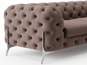 Ropez - Kutna sjedeća garnitura Chelsea Bis 3+C+1 - r - baršun Amore 25