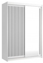 Arkos meble - Ormar s kliznim vratima Royal 150 - bijela/siva