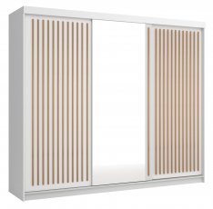 Ormar s kliznim vratima Royal 250 - bijela/votan