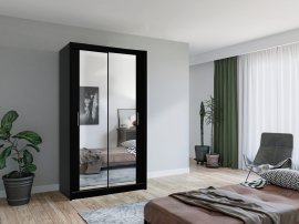 Ormar Lux 120 cm - crni