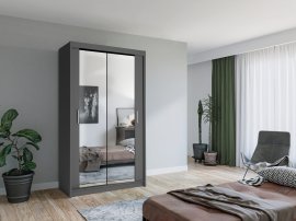 Ormar Lux 120 cm - sivi