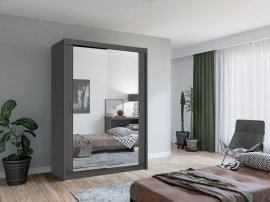 Ormar Lux 150 cm - sivi